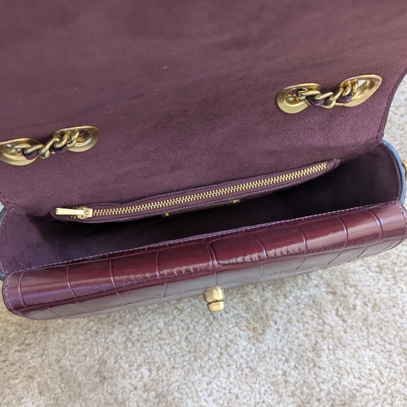 Coach Madison Shoulder Bag - Burgundy - Picture 9 of 10
